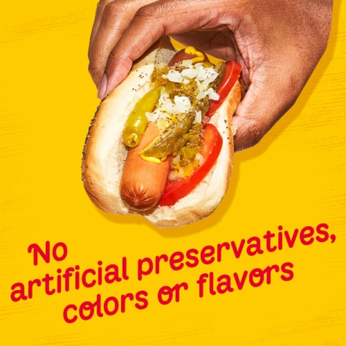 Oscar Mayer Lean Beef Uncured Franks Hot Dogs Perspective: bottom