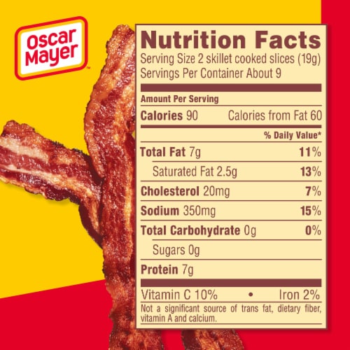 Oscar Mayer Original Fully Cooked Bacon Perspective: bottom