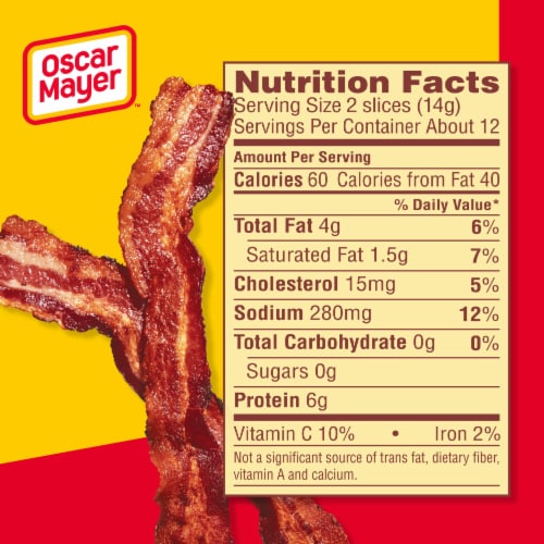 Oscar Mayer Original Fully Cooked Bacon Mega Pack Perspective: bottom