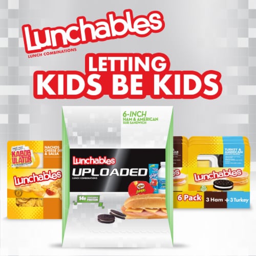 Lunchables Uploaded 6-Inch Ham & American Cheese Sub Sandwich Meal Kit Perspective: bottom