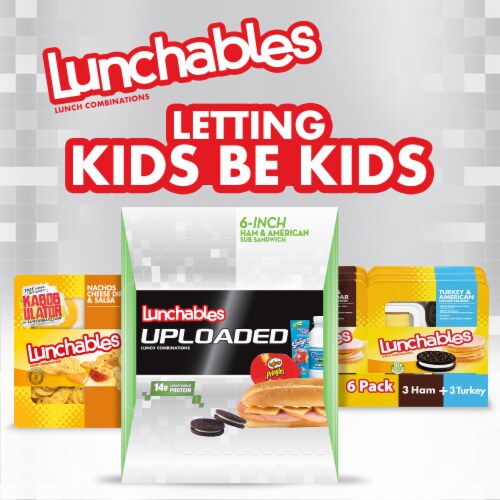 Lunchables Uploaded 6-Inch Ham & American Cheese Sub Sandwich Meal Kit Perspective: bottom