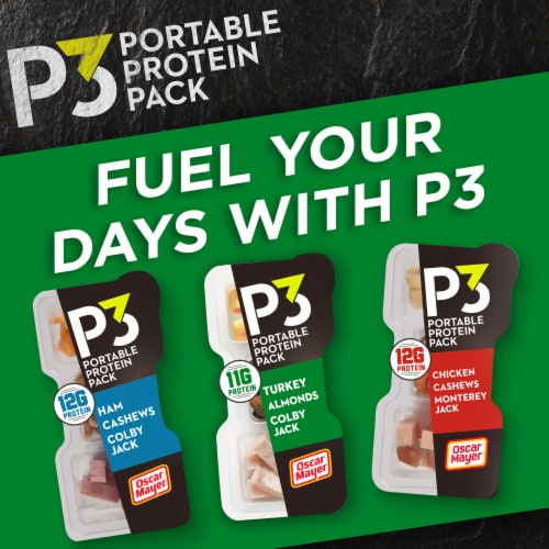 P3 Protein Snack with Turkey Almonds & Colby Jack Cheese Low Carb Lifestyle Perspective: bottom
