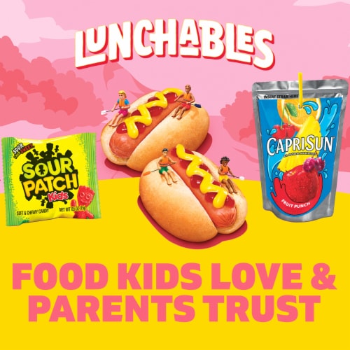 Lunchables Mini Hot Dogs with Capri Sun Drink & Sour Patch Kids Candy