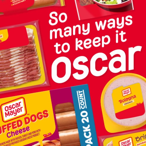 Oscar Mayer Uncured Cheese Hot Dogs with Velveeta Cheese Perspective: bottom