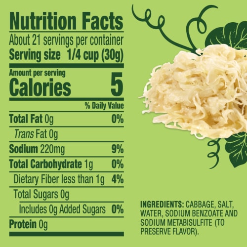 Claussen Premium Crisp Sauerkraut Perspective: bottom