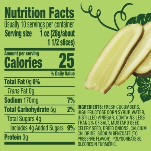 Claussen Sweet Bread N' Butter Pickle Sandwich Slices Jar Perspective: bottom