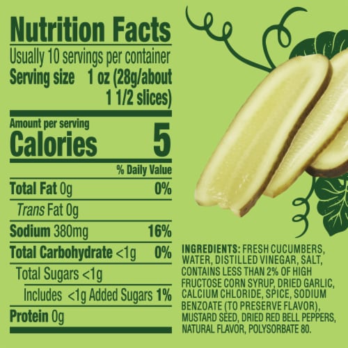 Claussen Kosher Dill Pickle Sandwich Slices Perspective: bottom