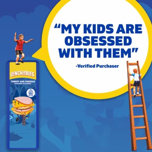 Lunchables Turkey & Cheddar Cheese with Crackers Snack Kit Perspective: bottom