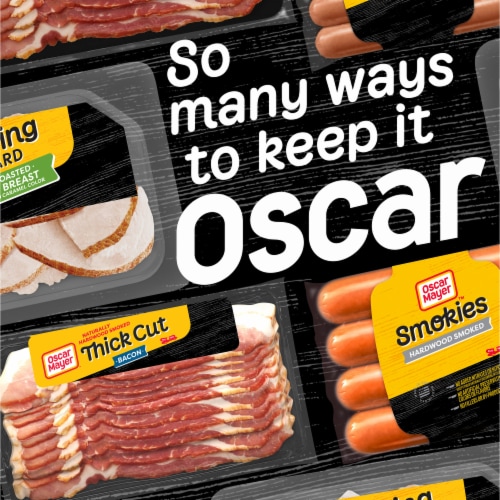 Oscar Mayer Naturally Hardwood Smoked Thick Cut Bacon, Pack Perspective: bottom