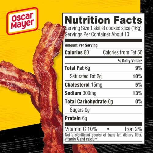 Oscar Mayer Naturally Hardwood Smoked Thick Cut Applewood Bacon, Pack Perspective: bottom