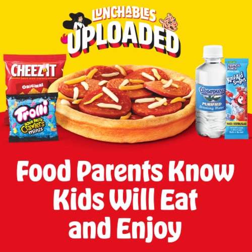 Lunchables Uploaded Pepperoni Deep Dish Pizza Kids Lunch Meal Kit, 15.