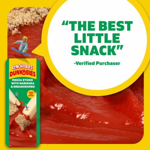 Lunchables Dunkables Mozza Sticks with Marinara & Breadcrumbs Perspective: bottom