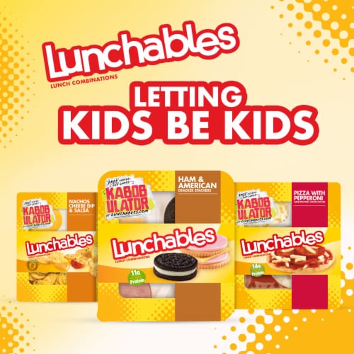 Lunchables Ham & American Cheese Cracker Stackers Snack Kit Perspective: bottom