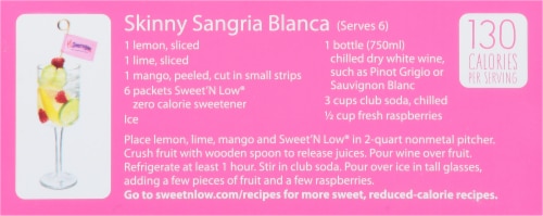 Sweet 'N Low Zero Calorie Sweetener Packets Perspective: bottom