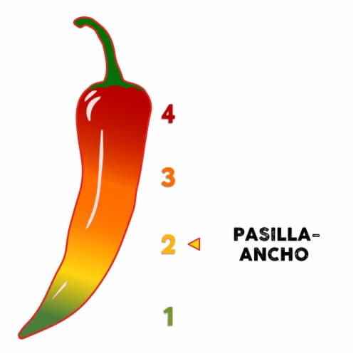 El Guapo Whole Pasilla Ancho Chili Pods Perspective: bottom