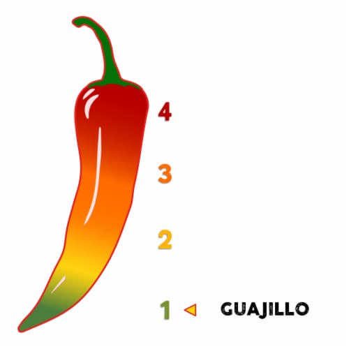 El Guapo Whole Guajillo Chili Pods Perspective: bottom