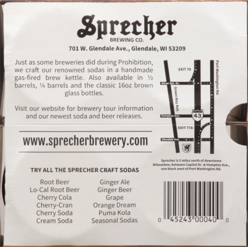 Sprecher™ Root Beer Perspective: bottom