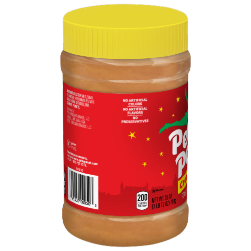 Peter Pan Gluten Free Creamy Peanut Butter Made with Roasted Peanuts Perspective: bottom