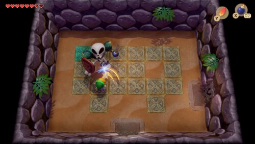 The Legend of Zelda Link's Awakening (Nintendo Switch) Perspective: bottom