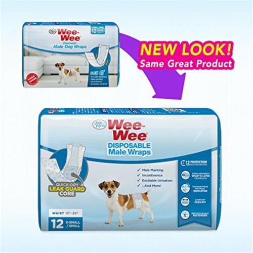 X small best sale male dog wraps