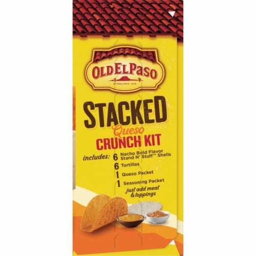 Old El Paso™ Stacked Queso Crunch Kit Perspective: bottom