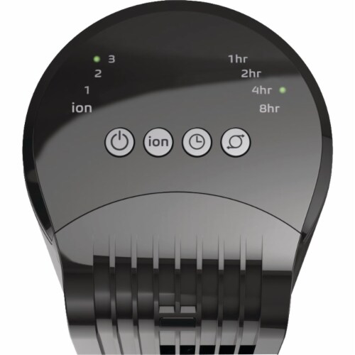 Lasko Oscillating Tower Fan with Remote Control - Black Perspective: bottom