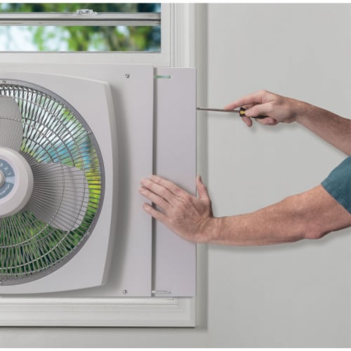 Lasko Reverse Window Fan 3 Speed Perspective: bottom