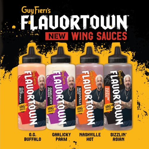 Flavortown Nashville Hot Wing Sauce 15.2 oz Perspective: bottom