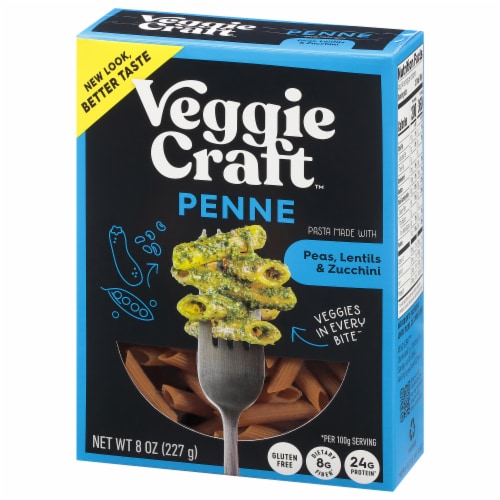 Veggiecraft® Farms Zucchini Penne Pasta Perspective: bottom