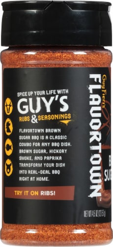 Flavortown Brown Sugar BBQ Rub 4.5 oz Perspective: bottom