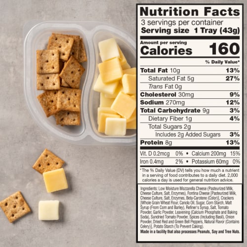 Sargento® Balanced Breaks Low Moisture Mozzarella and Fontina Cheeses with Wheat Thins Mini Snacks Perspective: bottom