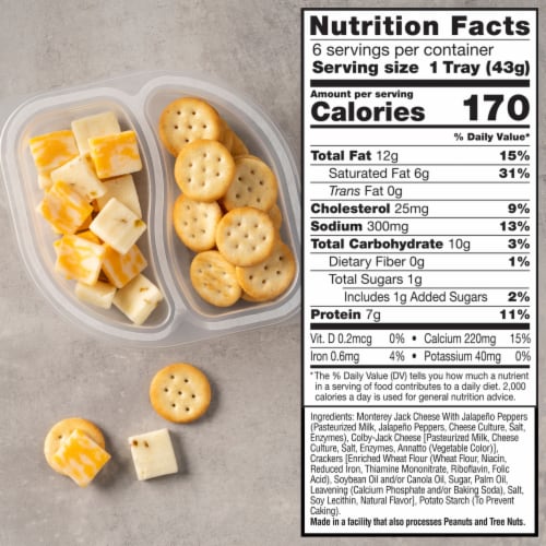 Sargento® Balanced Breaks® Pepper Jack Colby-Jack Cheeses and RITZ® Original Crackers Snack Kit Perspective: bottom