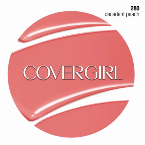 CoverGirl Colorlicious Decadent Peach 280 Lipstick Perspective: bottom