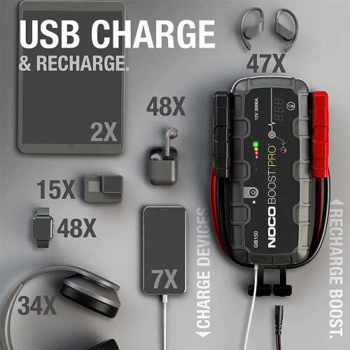 Noco GB150 Boost PRO 3000A UltraSafe Lithium Jump Starter 1 Pay Less Super Markets
