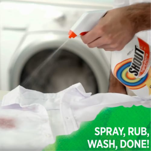 Shout® Active Enzyme Laundry Stain Remover Spray, 22 oz, 1 Ct Perspective: bottom