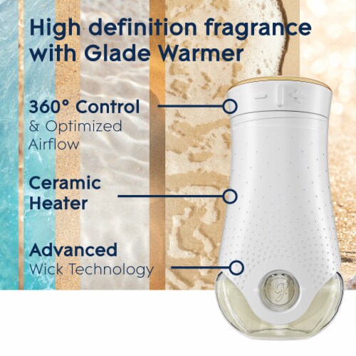 Glade PlugIns Scented Oil 2 Refills, Air Freshener, Aqua Waves,Essential Perspective: bottom