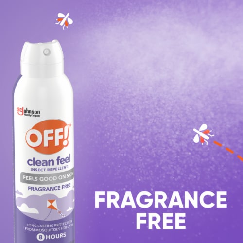 OFF! Clean Feel Picaridin Mosquito Repellent, Everyday Aerosol Bug Spray, 5 oz Perspective: bottom