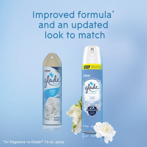 Glade® Clean Linen Air Freshner Spray Perspective: bottom