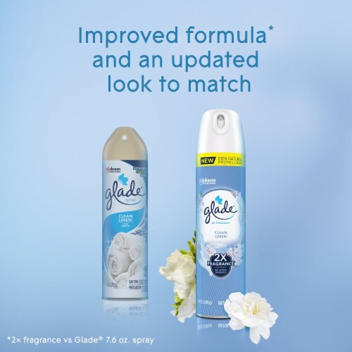 Glade® Clean Linen Air Freshner Spray Perspective: bottom