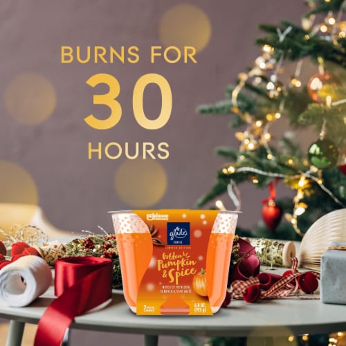 Glade Candle Limited Edition - Golden Pumpkin & Spice Perspective: bottom