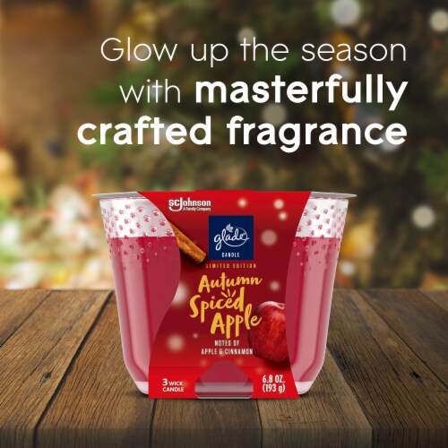 Glade Candle Limited Edition - Autumn Spiced Apple Perspective: bottom
