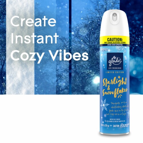 SC Johnson Glade Starlight & Snowflakes Automatic Spray Refill Perspective: bottom