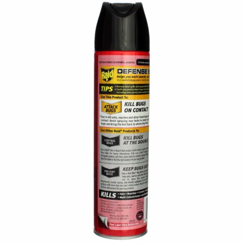 Raid Ant & Roach Killer Aerosol Outdoor Fresh, 12 oz Perspective: bottom