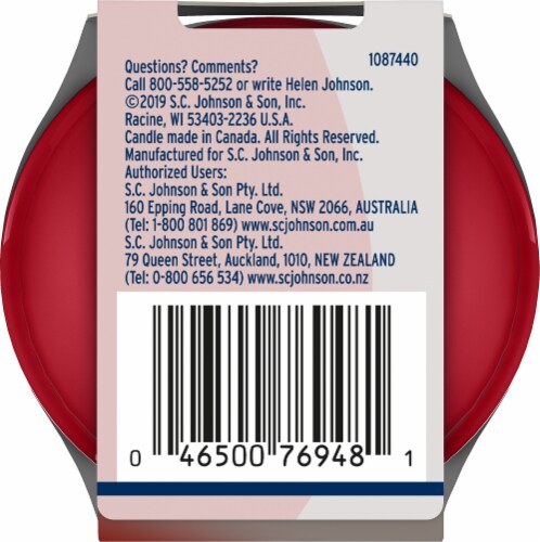 Glade® 2-In-1 Jar Candle Sheer Vanilla Embrace & Apple Cinnamon Perspective: bottom