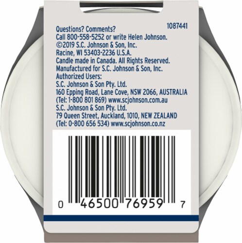 Glade® Jar Candle Alluring Sheer Vanilla Embrace® Perspective: bottom