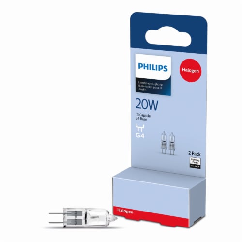 Philips 20-Watt T3 Halogen Dimmable Light Bulb - Soft White (2700K) Perspective: bottom