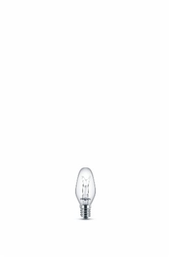 Philips 25-Watt C7 Incandescent Light Bulb - Soft White (2700K) Perspective: bottom