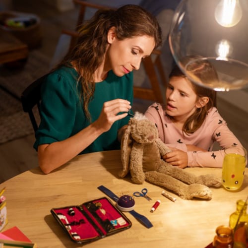 Philips 8-Watt (60-Watt) A19 LED Dimmable Flicker Free Light Bulb - Soft White (2700K) Perspective: bottom