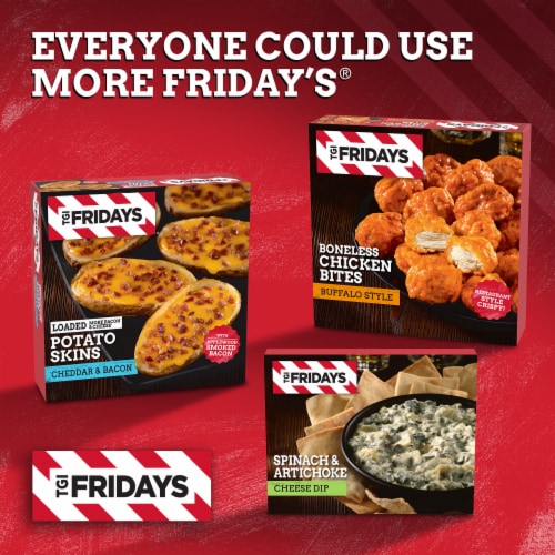 TGIF Spinach & Artichoke Cheese Dip Value Pack Frozen Snack Perspective: bottom