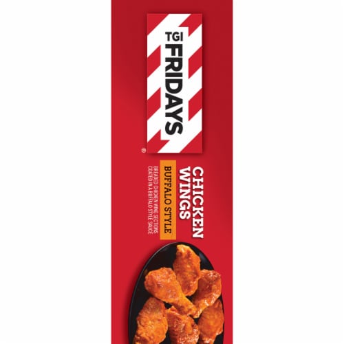 TGI Fridays Frozen Appetizers Buffalo Style Boneless Chicken Bites Box Perspective: bottom